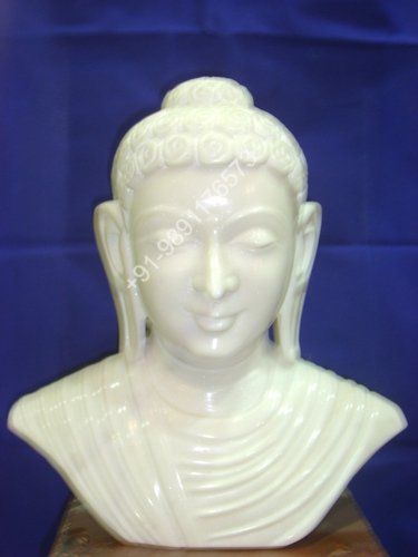 BUDDHA FACE MARBLE IN 18 INCHES
